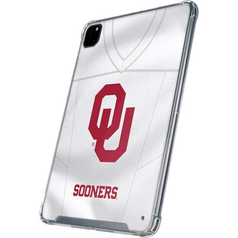 University of Oklahoma White Jersey iPad Pro 12.9in (2020) Clear Case